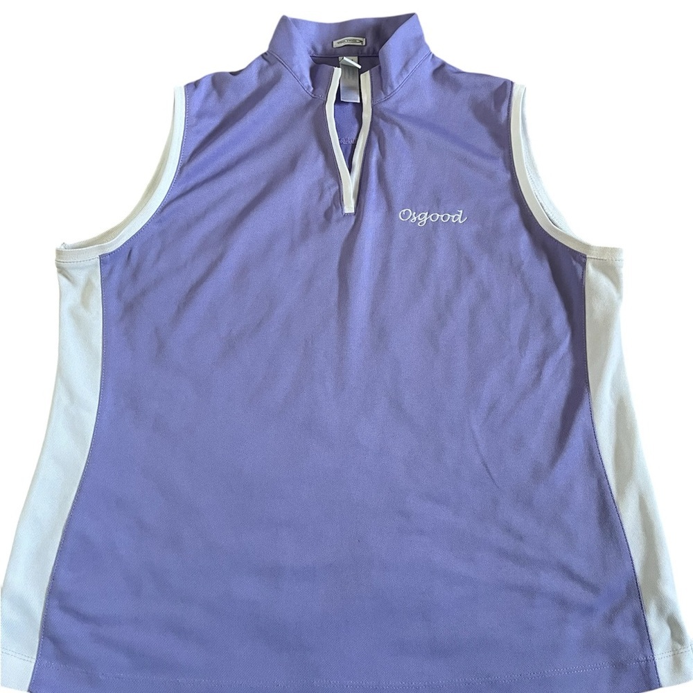 Page & Tuttle Women’s Sleeveless Lilac Polo Golf Shirt